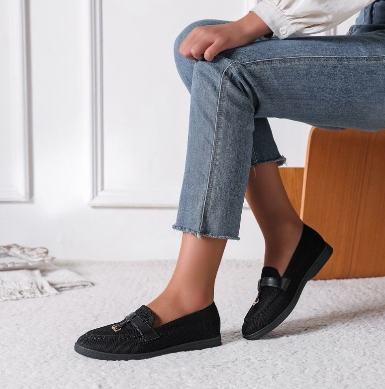 Mocassins caractérisée  souple sans lacets