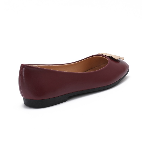Ballerines à détail métallique