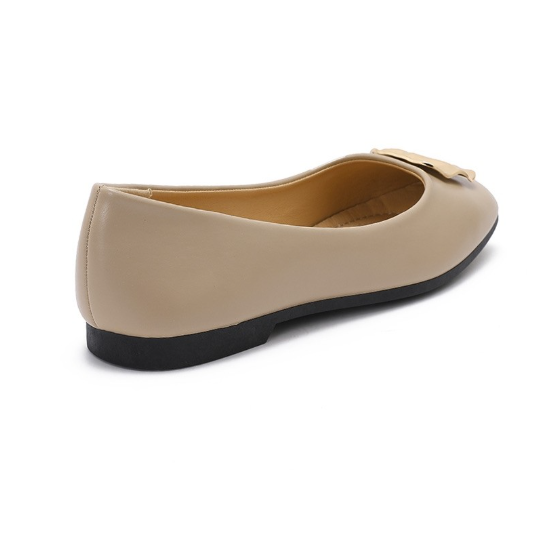 Ballerines à détail métallique