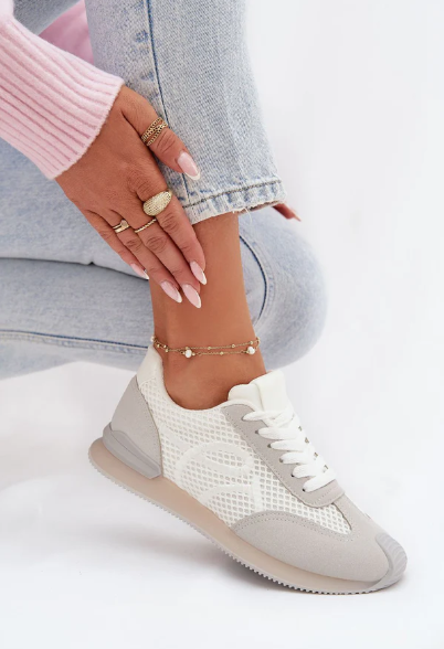 Basket en simili cuir