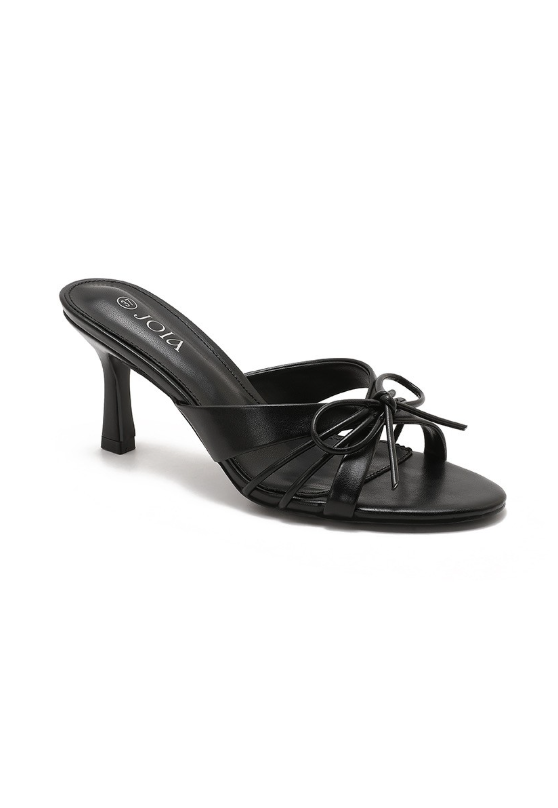 Sandale à Talons et Nœud Délicat