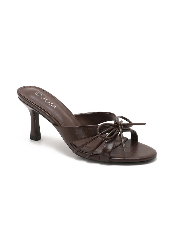 Sandale à Talons et Nœud Délicat