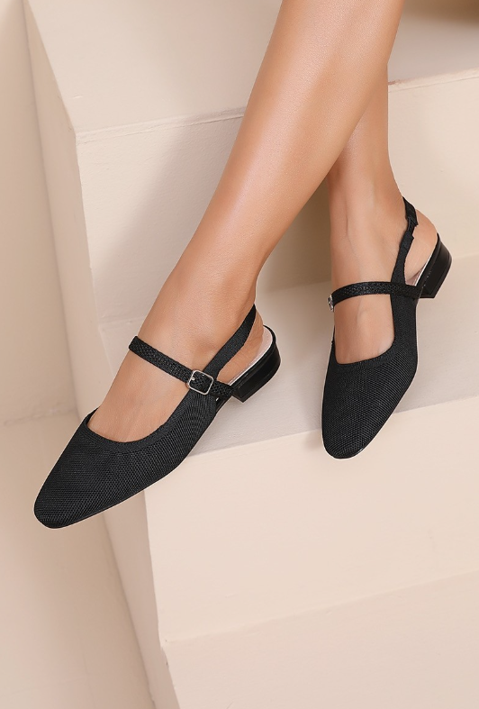Ballerines en Mesh Doré – Confort & Éclat