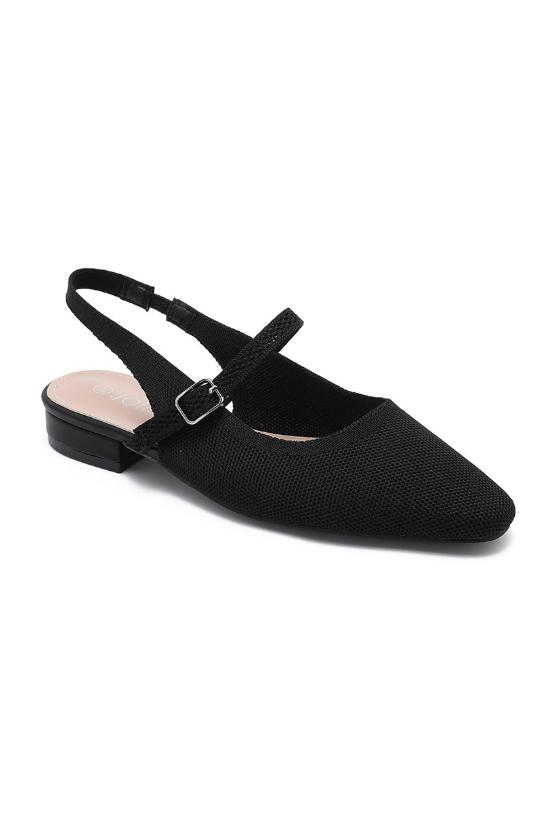 Ballerines en Mesh Doré – Confort & Éclat