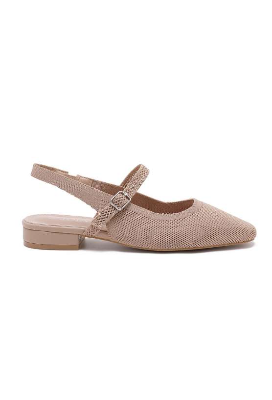 Ballerines en Mesh Doré – Confort & Éclat