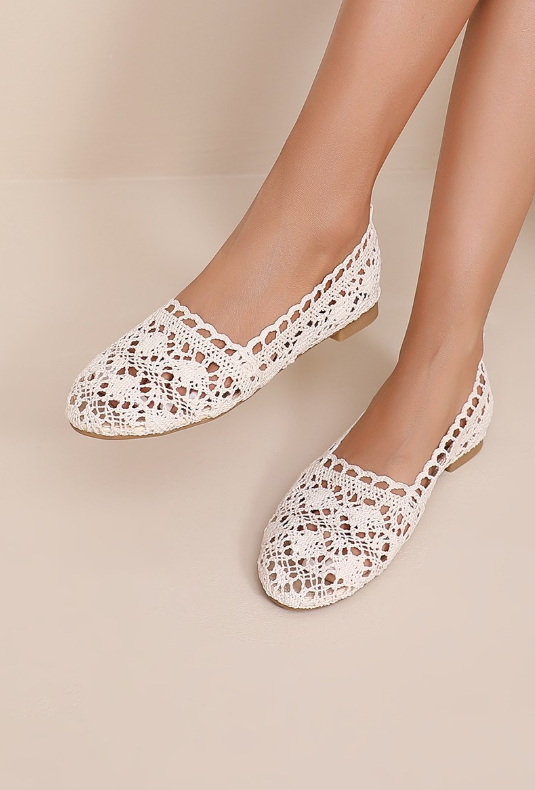 Ballerines en Crochet Bohème