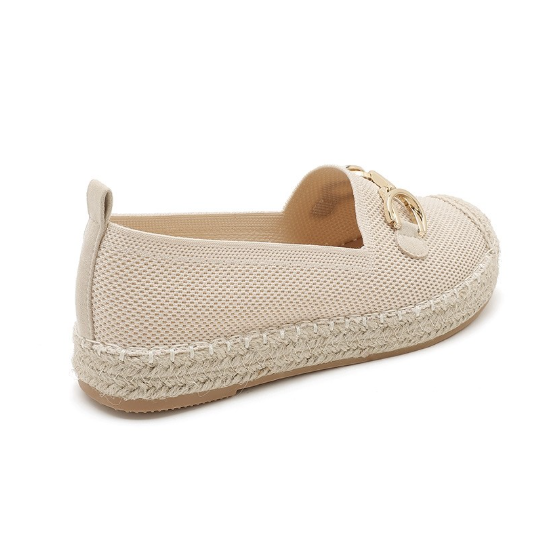 Espadrilles Plates à Mors Doré