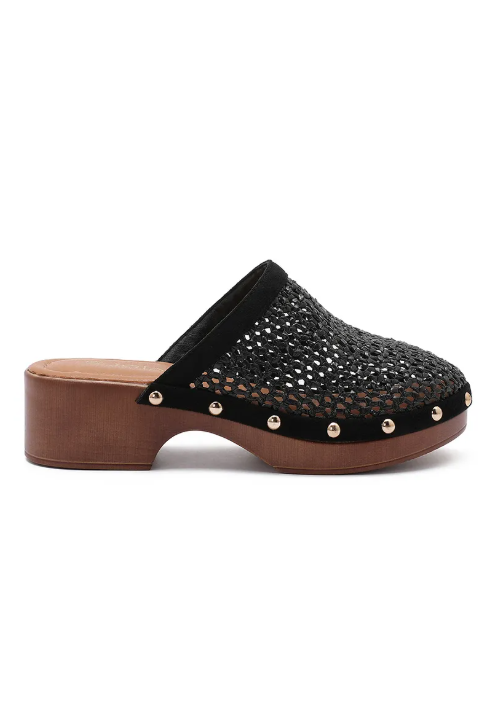 Sabots en Cuir Tressé