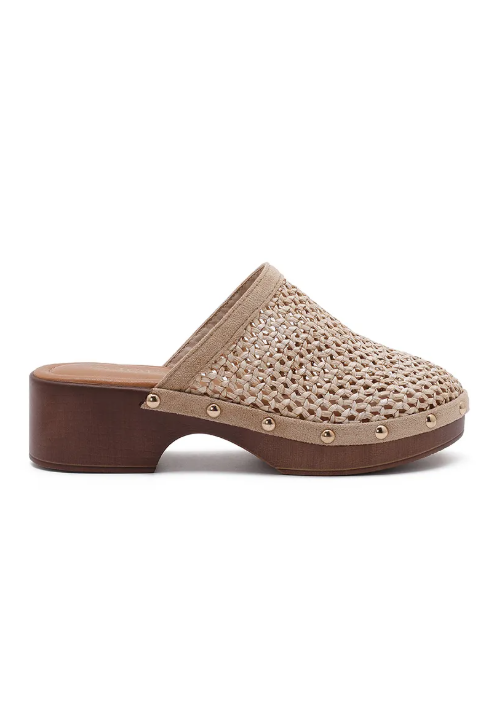 Sabots en Cuir Tressé