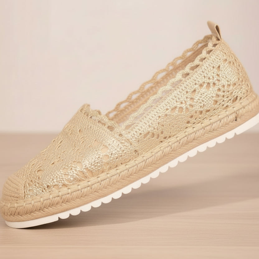 Espadrilles en dentelle