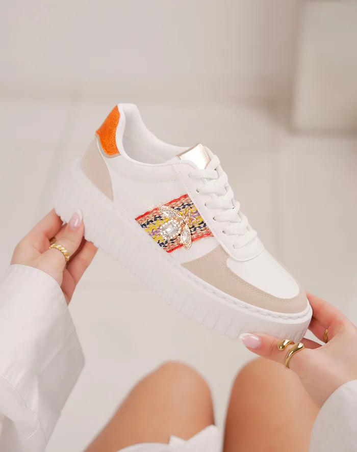 Baskets femme à plateforme