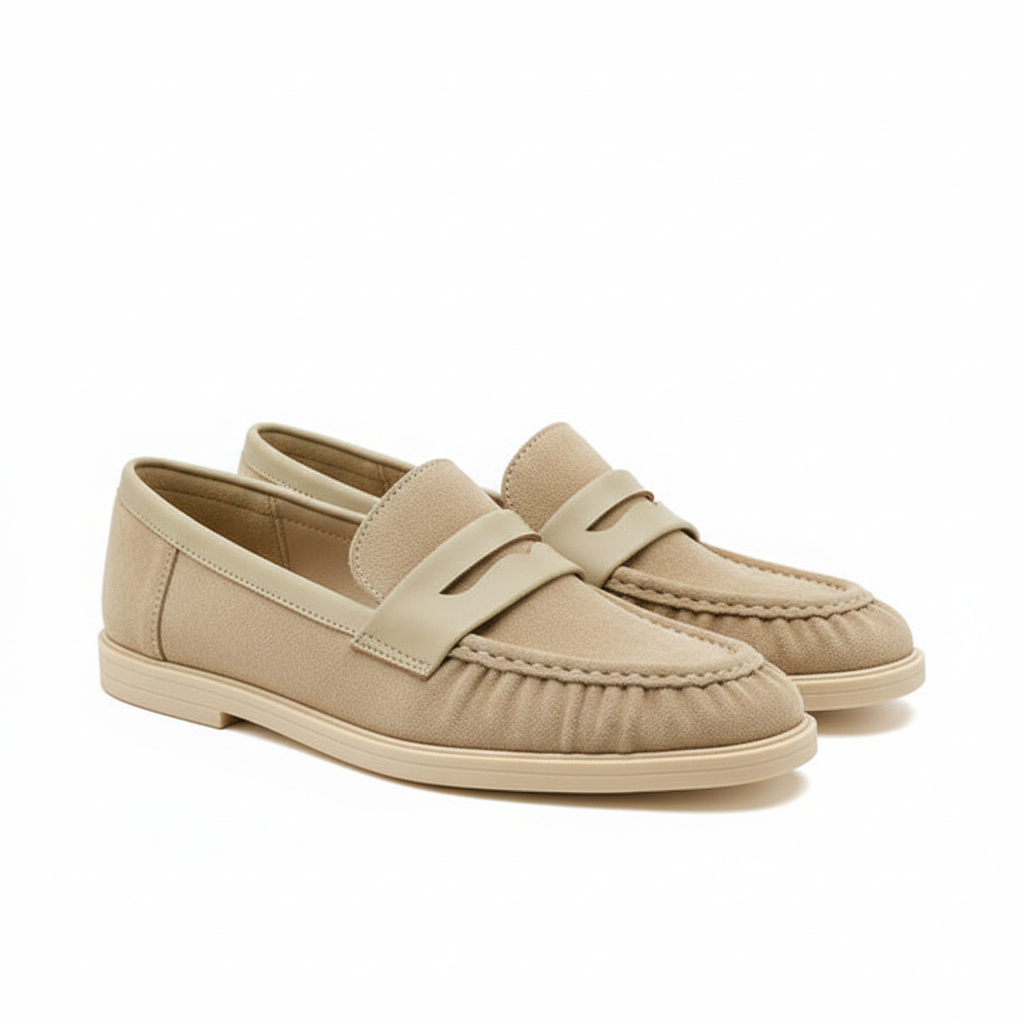 Mocassins Penny en Daim