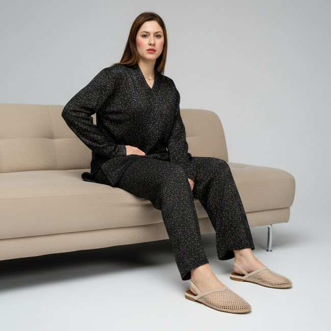 Ballerine Slingback en Résille