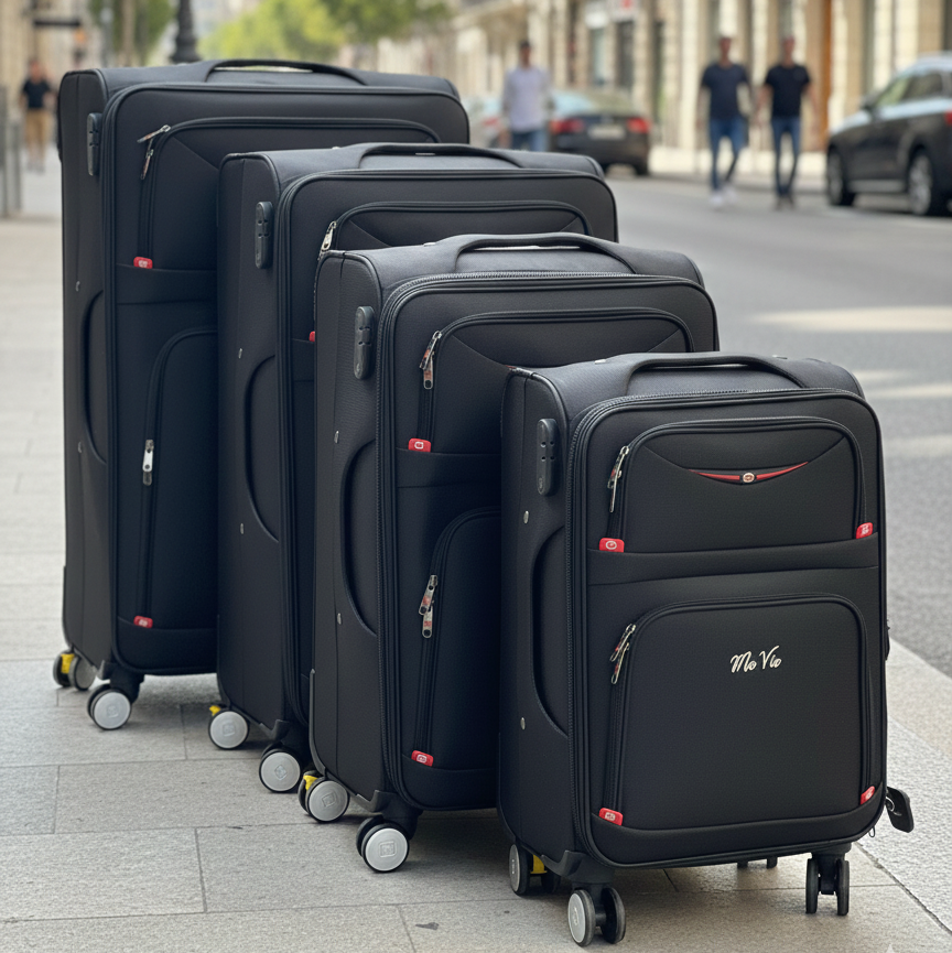 Ensemble de 4 valises en polyester