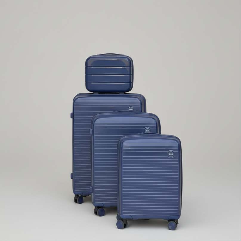 Valises Avec Détail De Cadenas Et Mécanisme De Traction