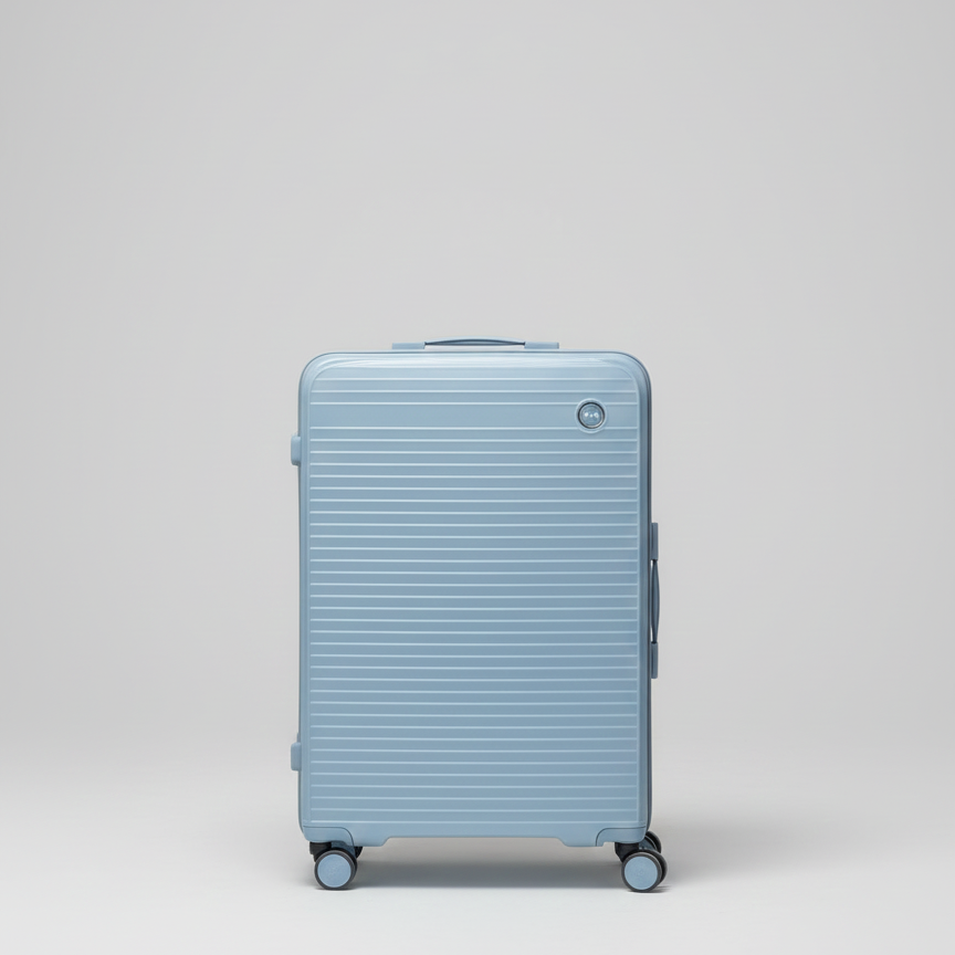 Valises Avec Détail De Cadenas Et Mécanisme De Traction