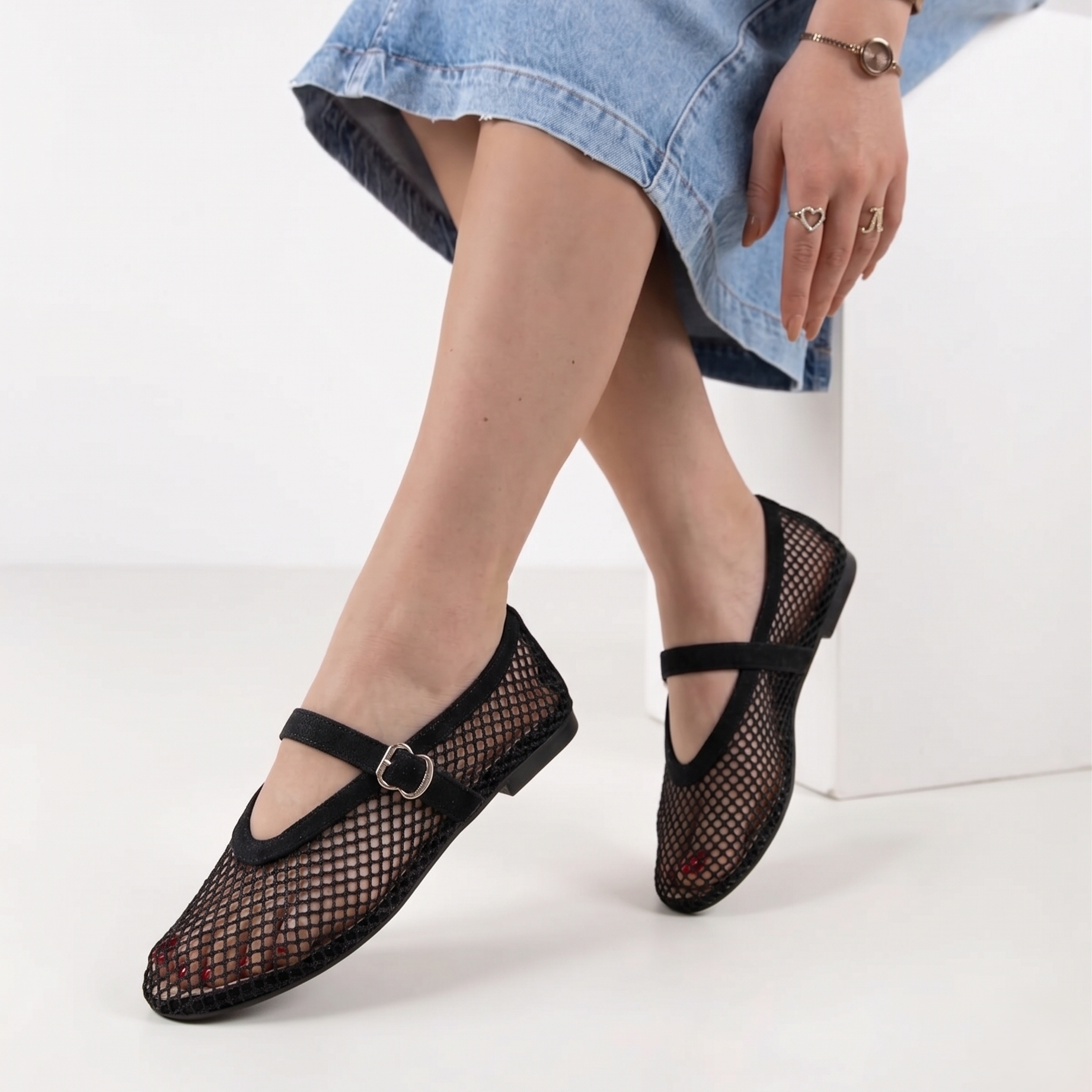 Ballerines au charme délicat