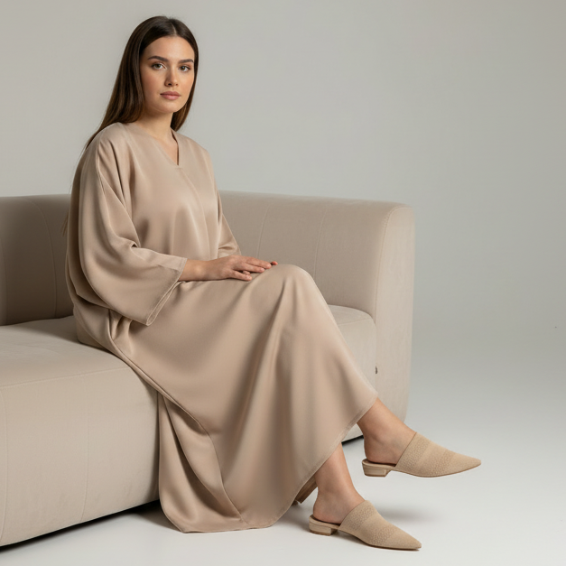 Babouche Pointue en Maille Tricotée