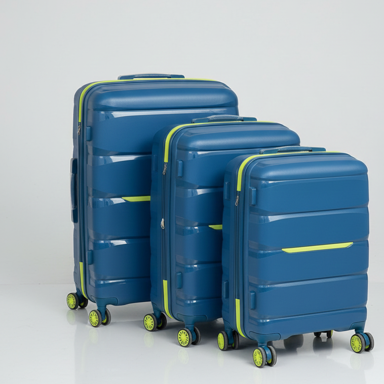 Valise à roulettes en aluminium de grande capacité