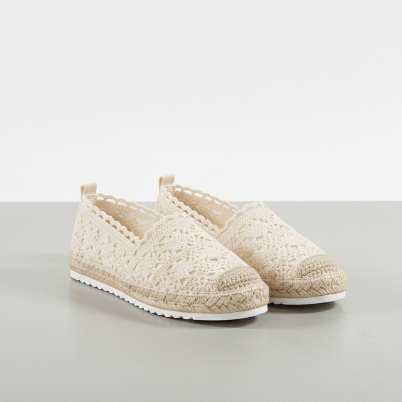 Espadrilles en dentelle