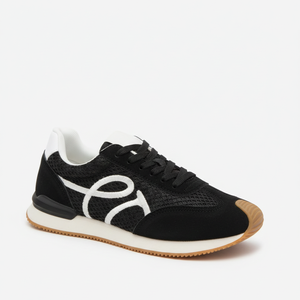 Basket en simili cuir