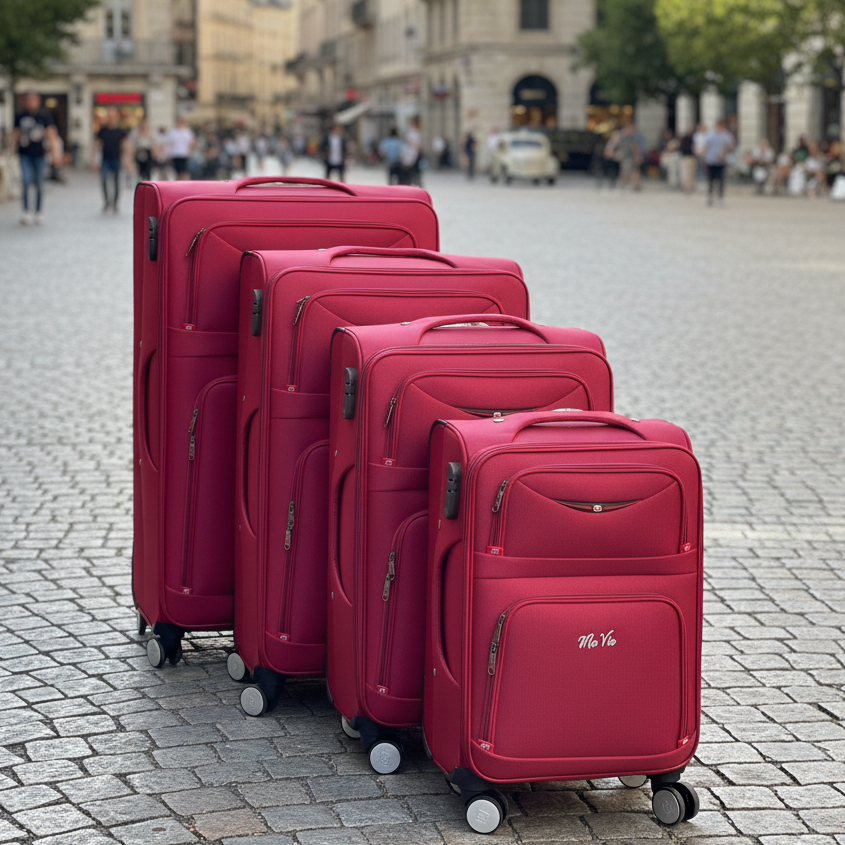 Ensemble de 4 valises en polyester