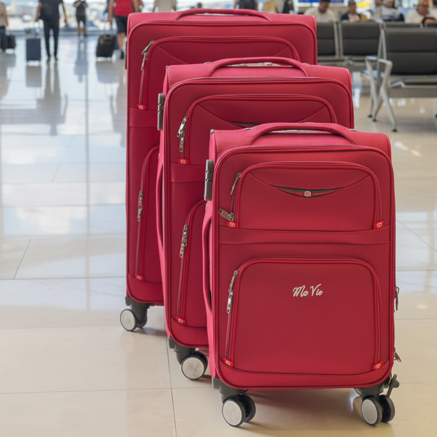 Ensemble de 4 valises en polyester