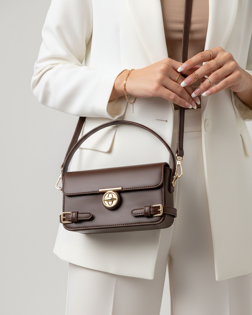 Petit Sac à Main Rigide Urbain Femme