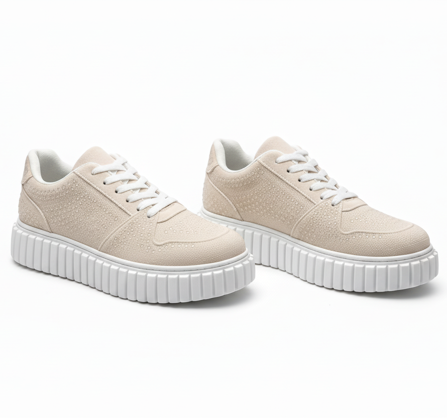 Baskets avec des stresses