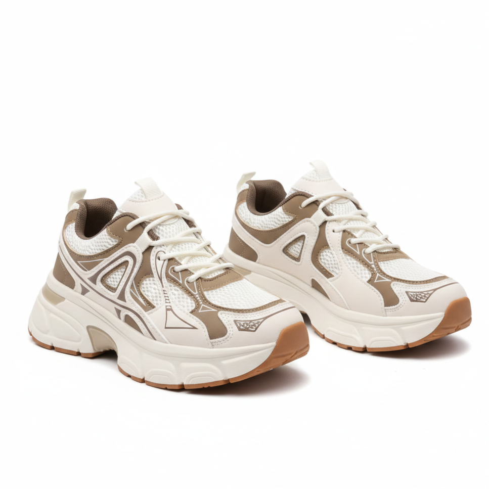 Baskets avec une semelle épaisse