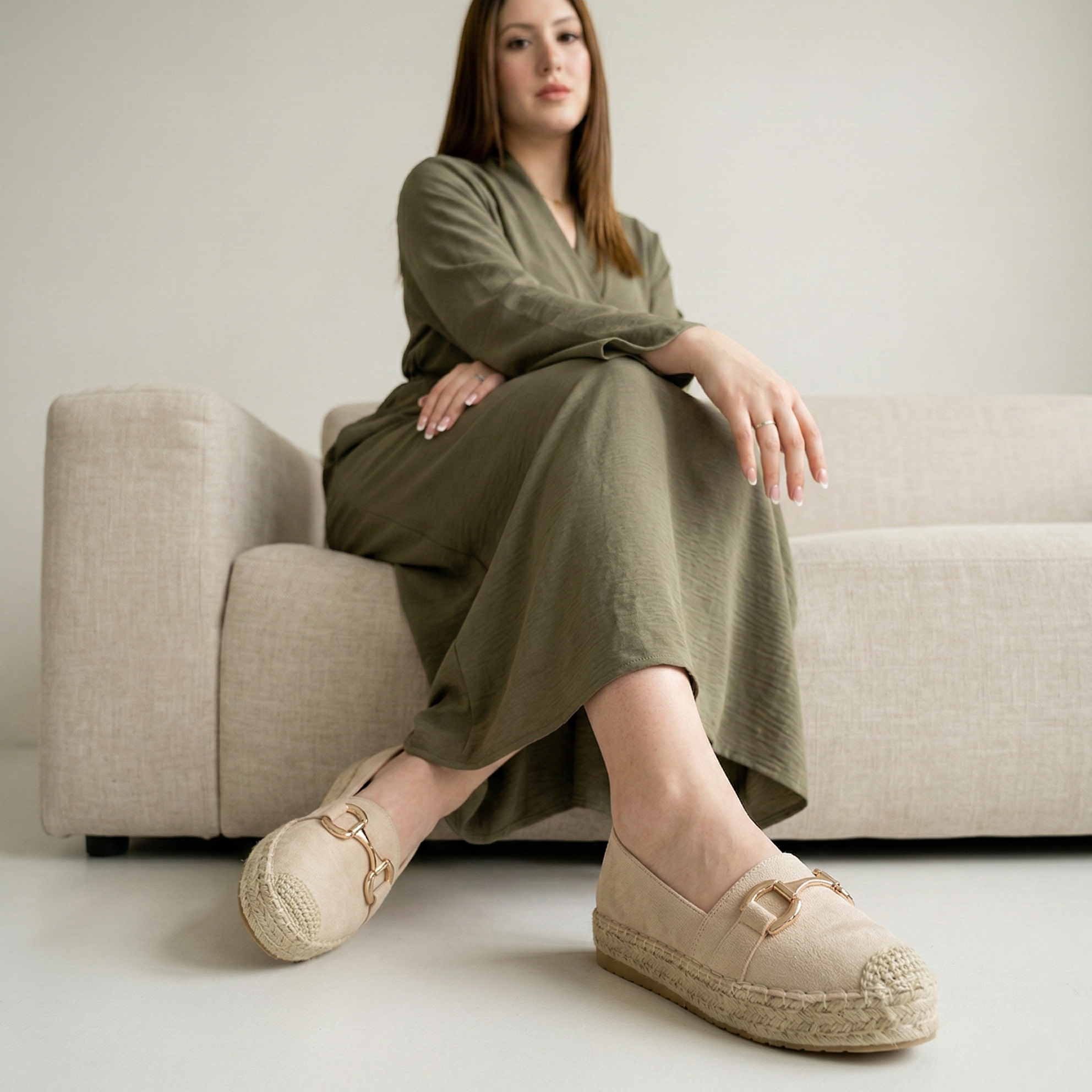 Espadrilles à Mors Doré