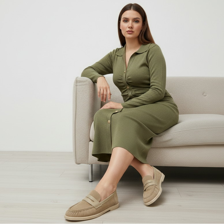 Mocassins Penny en Daim