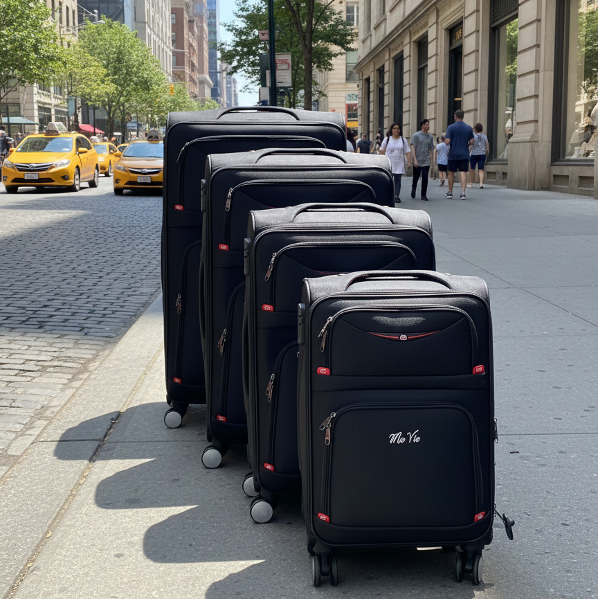 Ensemble de 4 valises en polyester