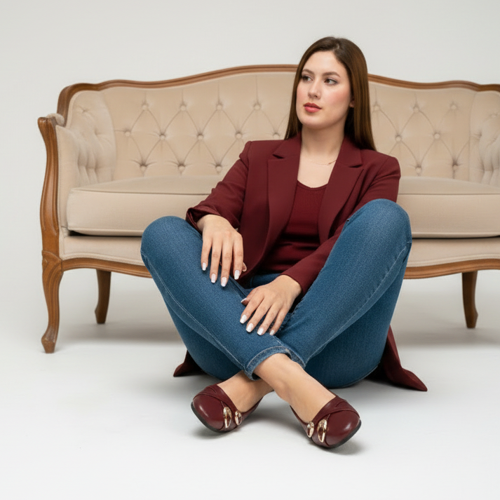 Ballerines avec décoration