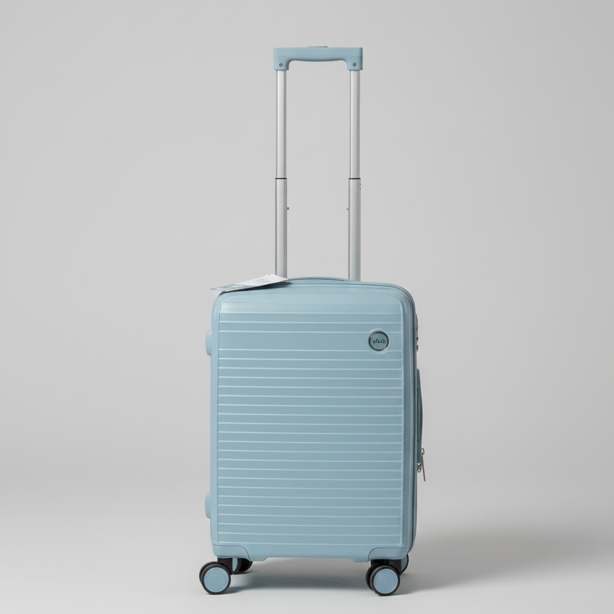 Valises Avec Détail De Cadenas Et Mécanisme De Traction