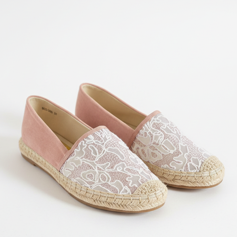 Espadrilles en dentelle