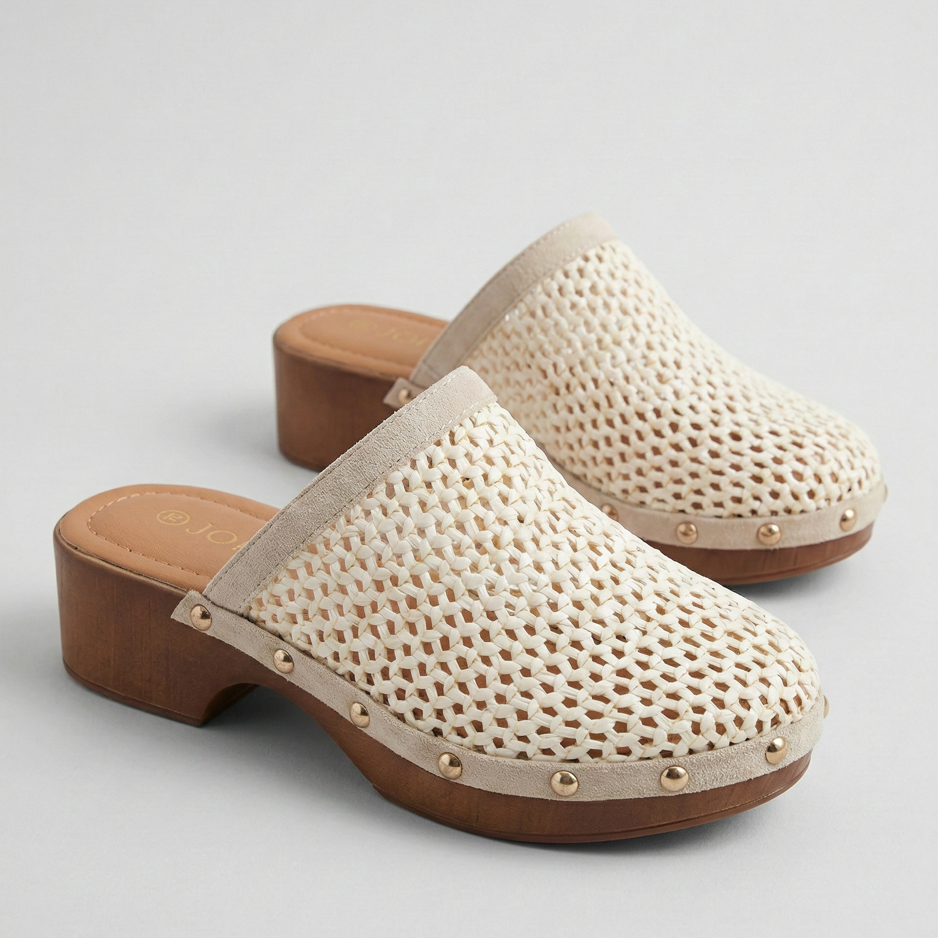 Sabots en Cuir Tressé