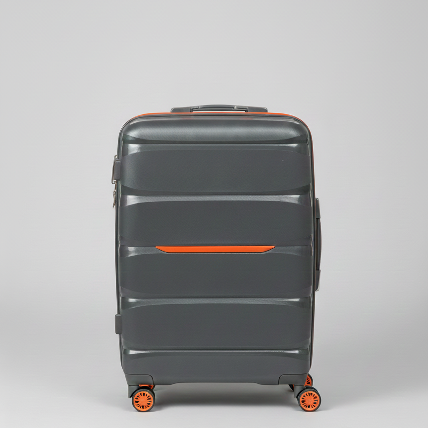 Valise à roulettes en aluminium de grande capacité