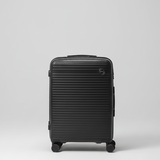 Valises Avec Détail De Cadenas Et Mécanisme De Traction