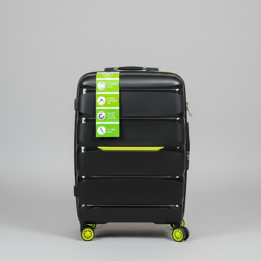 Valise à roulettes en aluminium de grande capacité