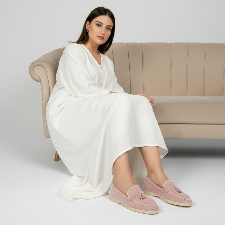 Mocassins avec breloque métallique