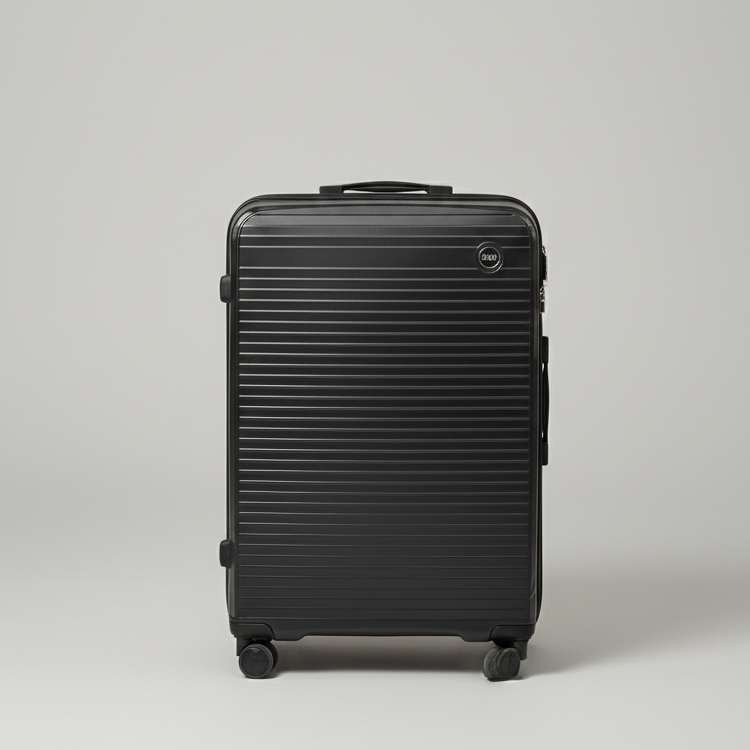 Valises Avec Détail De Cadenas Et Mécanisme De Traction