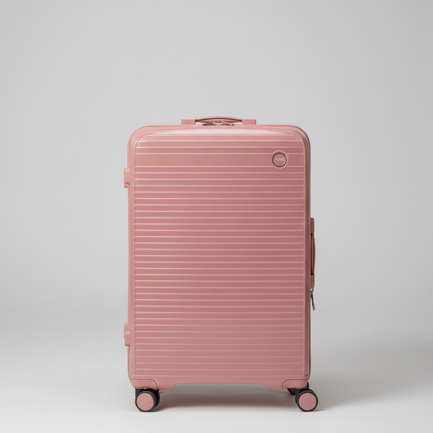 Valises Avec Détail De Cadenas Et Mécanisme De Traction