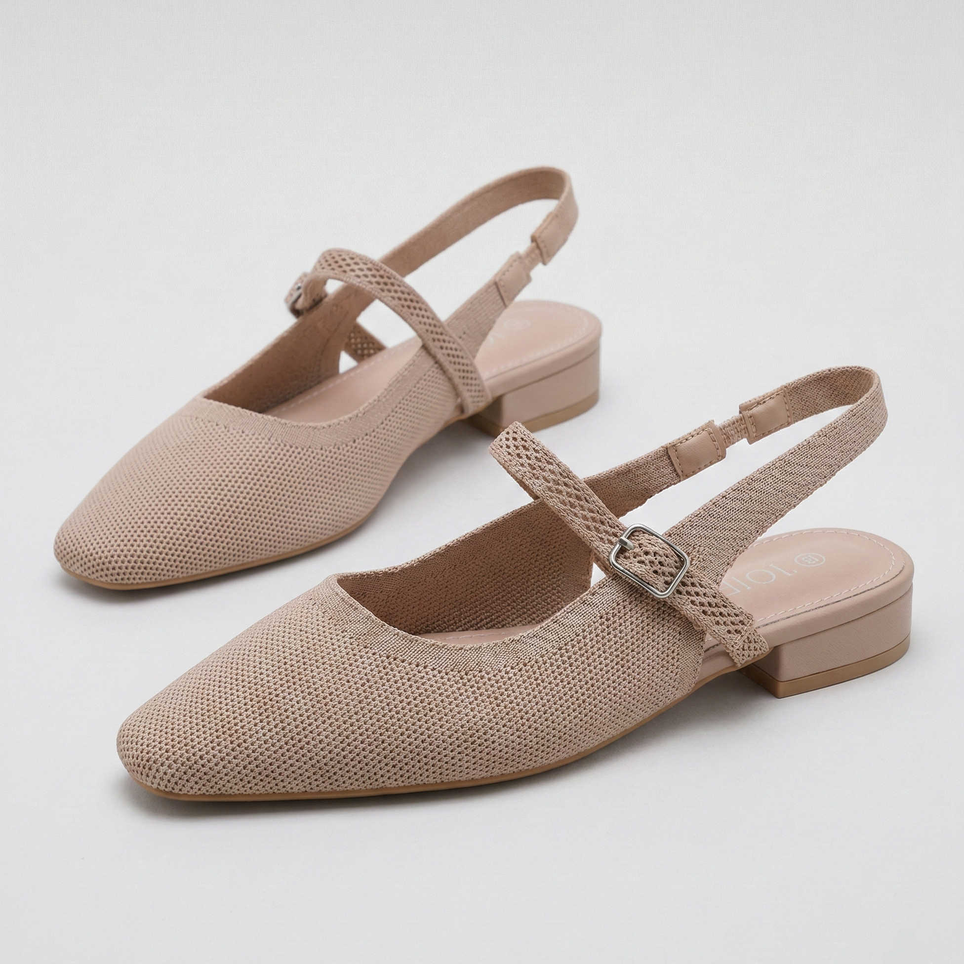 Ballerines en Mesh Doré – Confort & Éclat