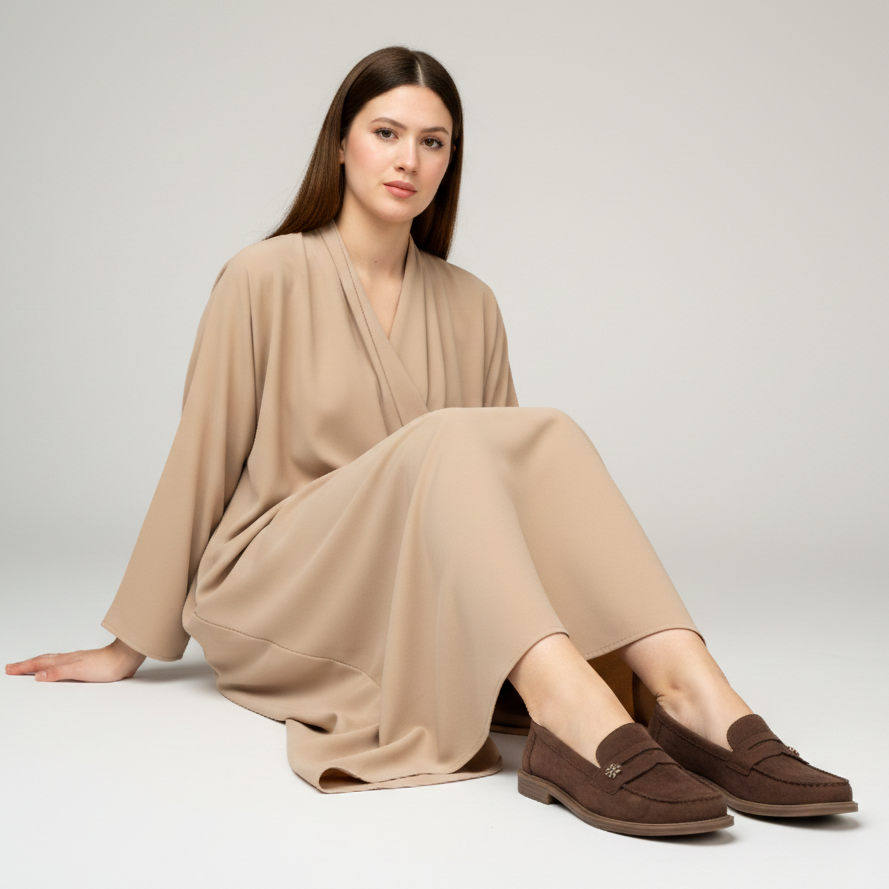 Mocassin Grinning en daim