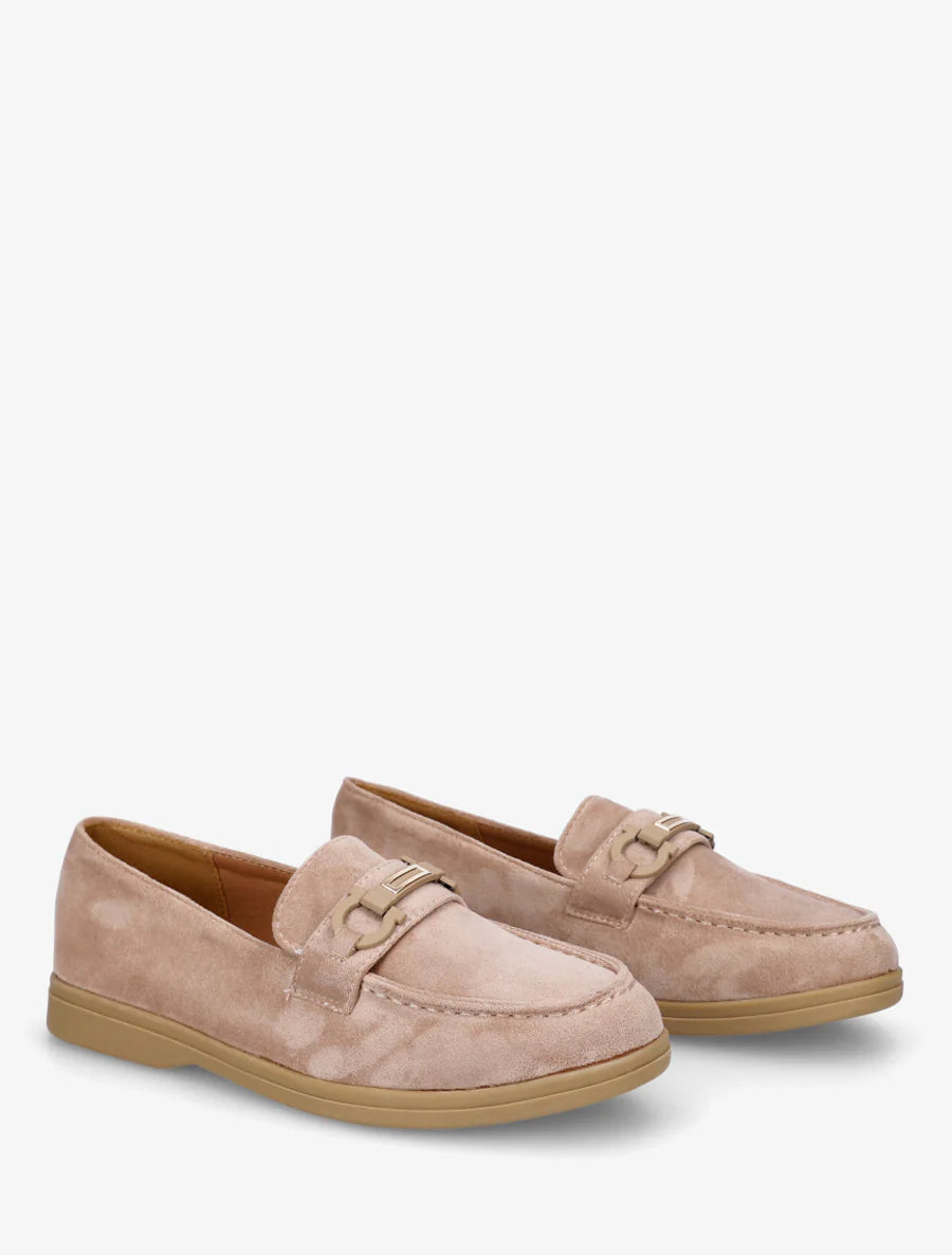 Mocassins à boucle décorative