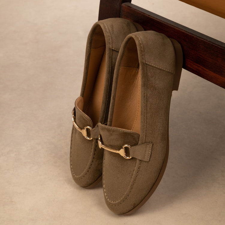 Mocassins Élégants en Daim
