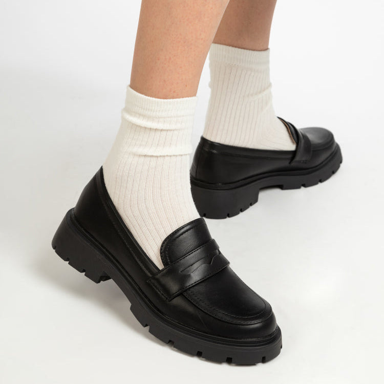Mocassins Chunky en Cuir