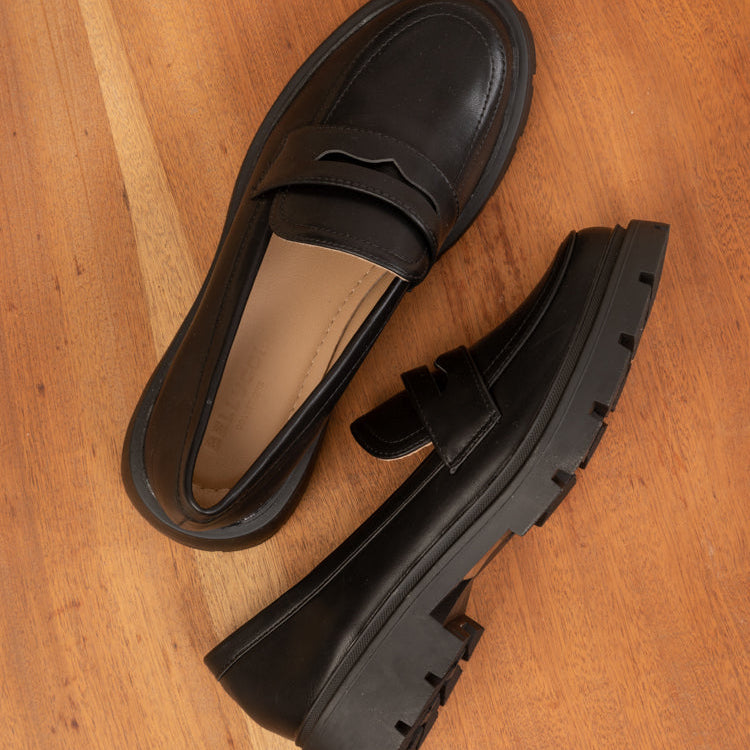 Mocassins Chunky en Cuir
