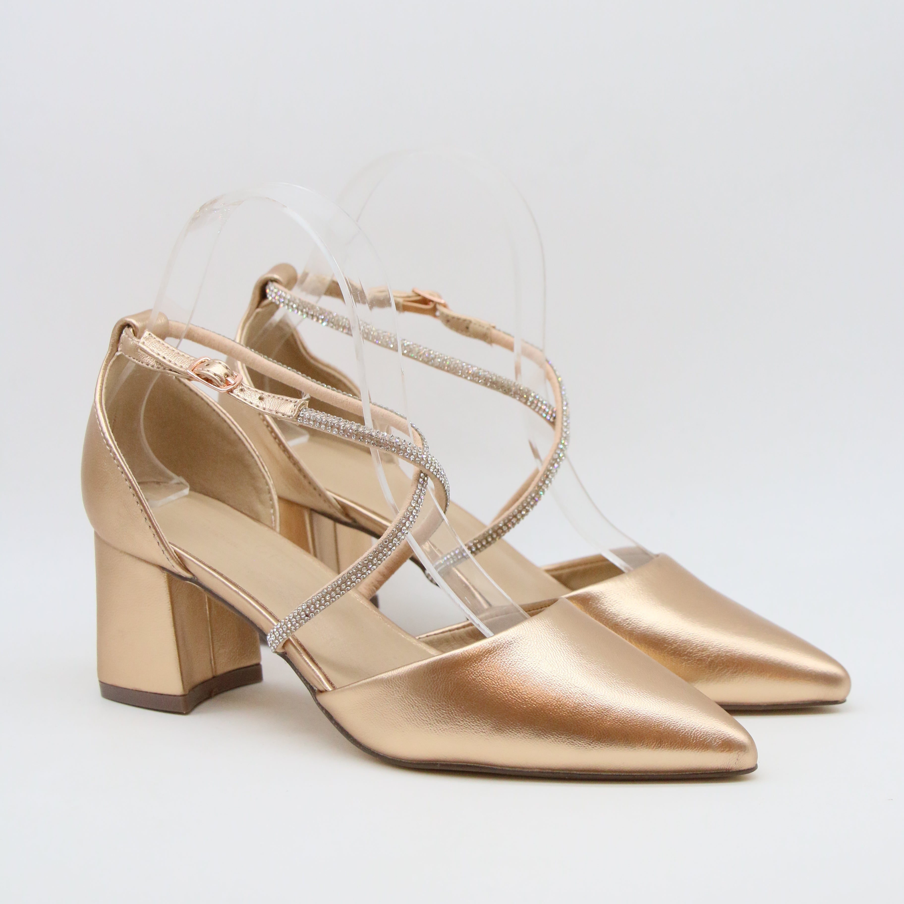 Escarpin avec des talons épais